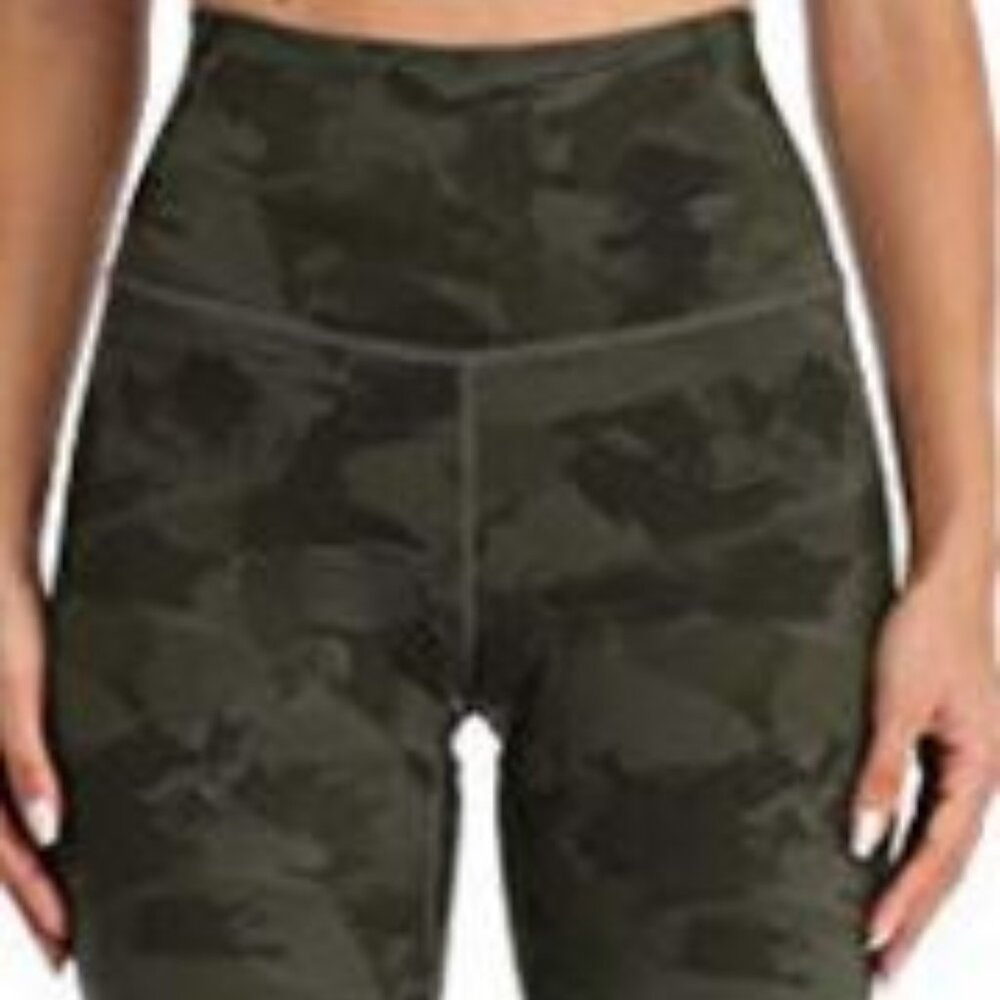 Colorfulkoala Dreamlux High Waisted Camo Leggings Army Green Splinter M EUC